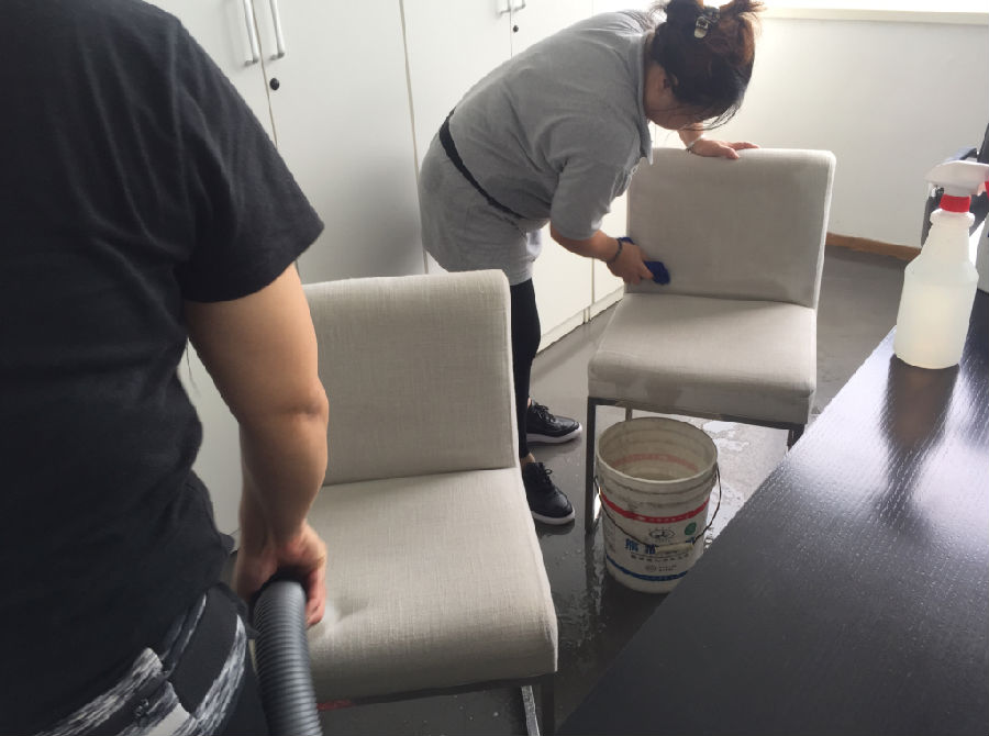 颍泉区沙发清洗案例